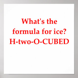 Póster chiste de la química