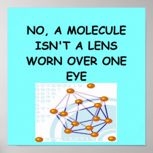 Póster chiste de química