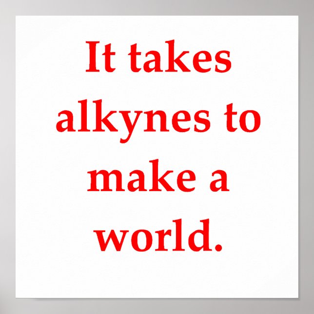 Póster chiste de química (Frente)