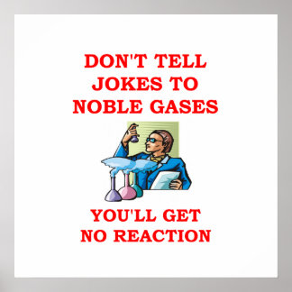 Póster chiste de química