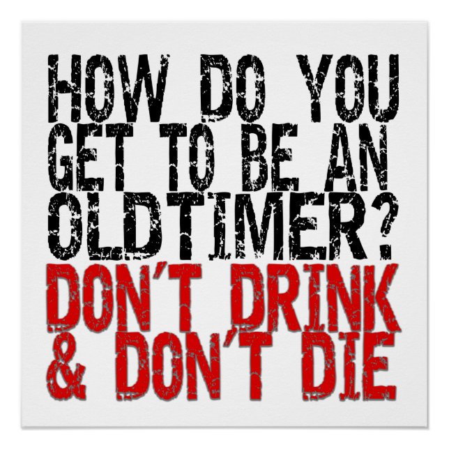 Póster Chiste de tiempo antiguo de recuperación (Anverso)