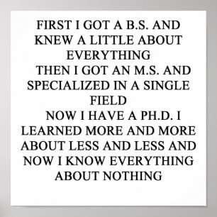 Póster Chiste del PHD