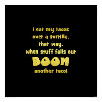 Chiste divertido de tortilla Boom