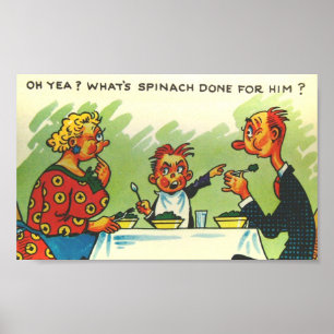 Póster Chiste divertido de vintage