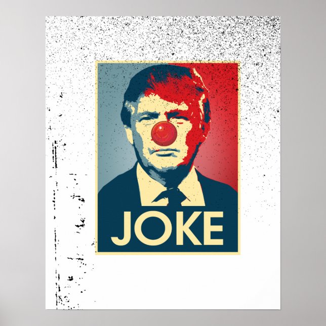 Póster Chiste Donald Trump — Anti-Trump 2016 - (Frente)