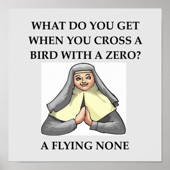 Póster chiste matemático (Frente)