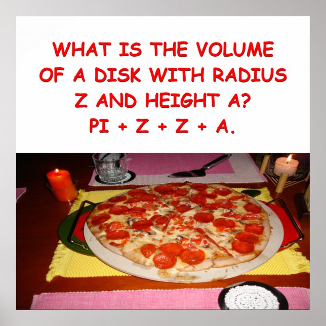 Póster chiste matemático (Frente)