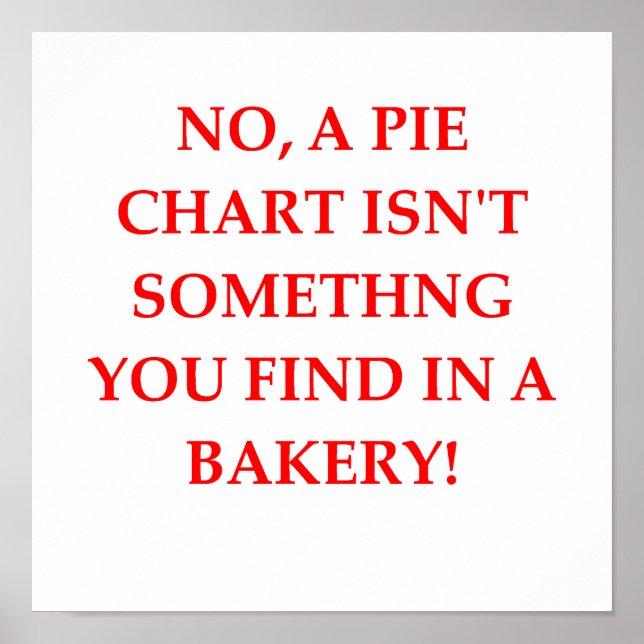 Póster chiste matemático divertido (Frente)