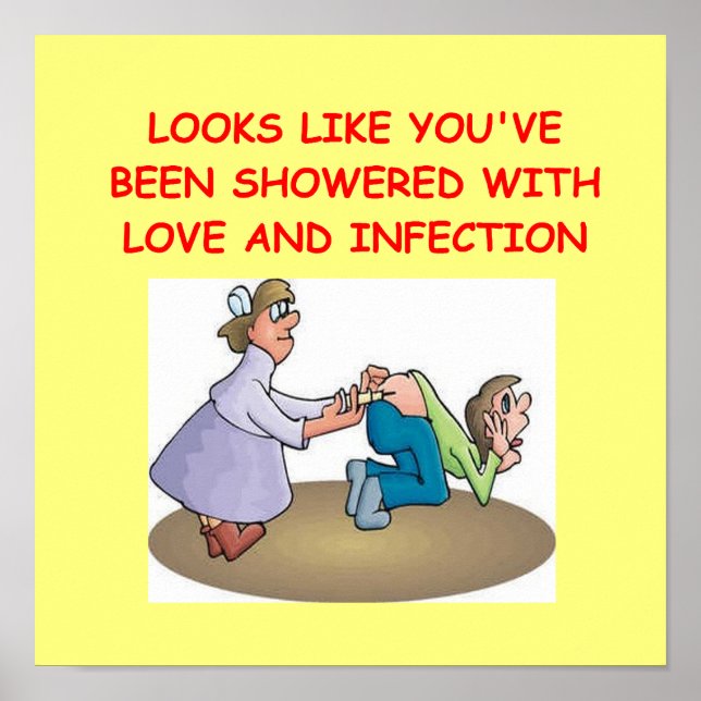 Póster chiste médica divertido (Frente)