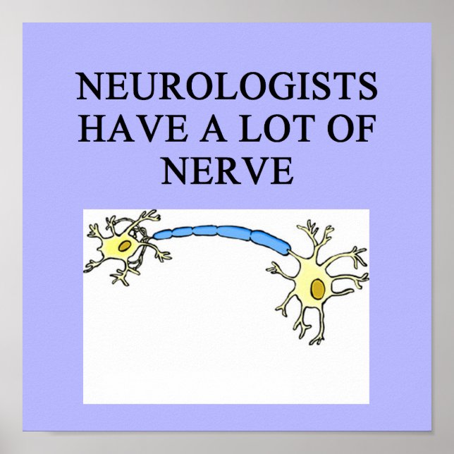 Póster Chiste NEUROLOGISTA (Frente)