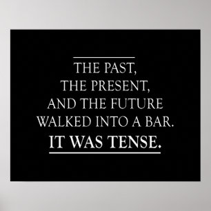 Póster Chiste tenso