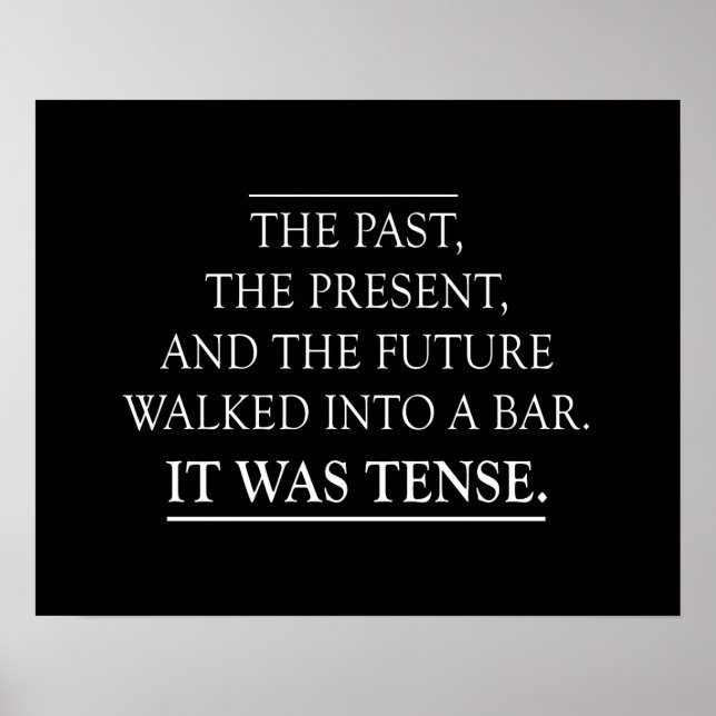 Póster Chiste tenso (Frente)