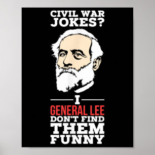 Póster Chistes de la Guerra Civil... El General Lee No Lo