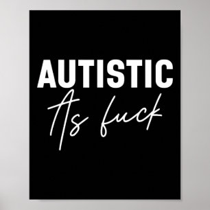 Póster Chistes divertidos de autismo