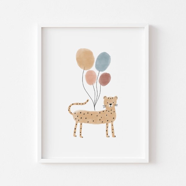 Póster Chita de color boho con poster de globos (Subido por el creador)