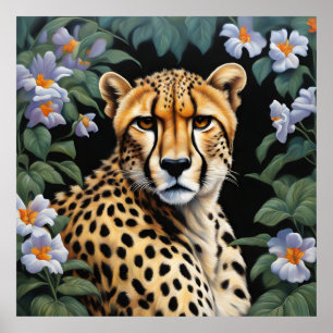 Póster Chitas y flores