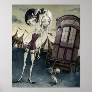 Póster Chloe, Zoe y los gatitos siameses