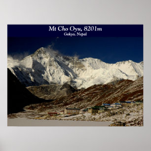 Póster Cho Oyu y Gokyo