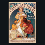 Póster Chocolat idéal France Art Nouveau Vintage Wall Art<br><div class="desc">Art Nouveau poster de Francia totalmente restaurado. Tenga en cuenta que nuestros posters son reproducciones de alta calidad basadas en escaneos profesionales de alta resolución de los originales. Nuestro proceso de retoque manual no implica el uso de filtros que eliminen los detalles o texturas originales que usted verá en las...</div>