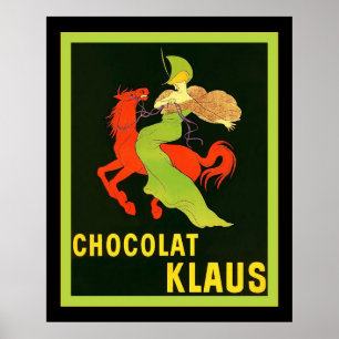 Póster Chocolat Klaus ~ Vintage French Advertisement