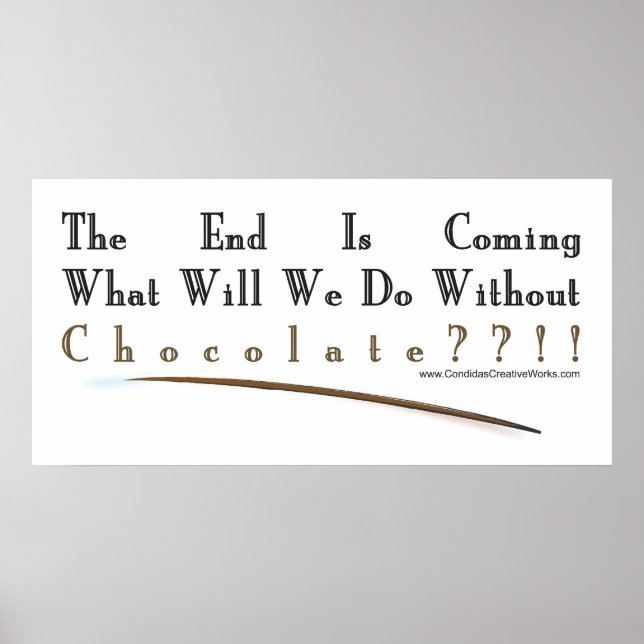 Póster "Chocolate" (Frente)