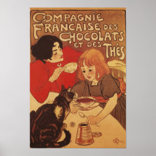 Póster Chocolate and Tea Co Mother and Daughter