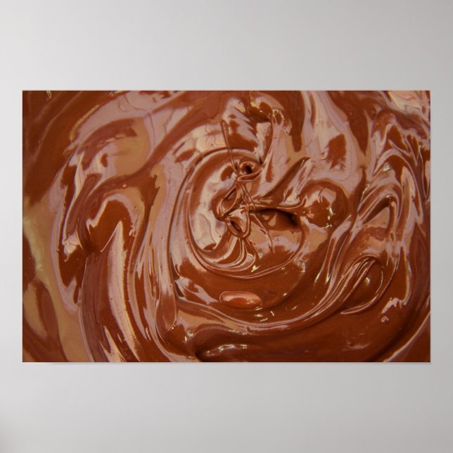 Póster Chocolate Background (Frente)