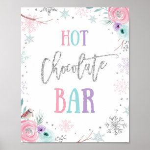 Póster Chocolate Bar Cocoa Invierno Terrestre Cumpleaños