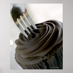 Póster Chocolate cupcake