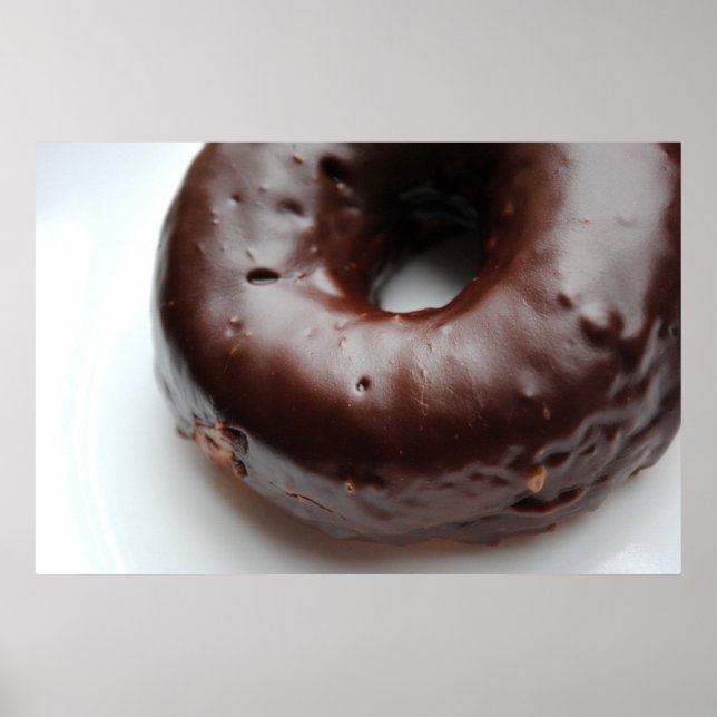 Póster Chocolate Donut Print (Frente)