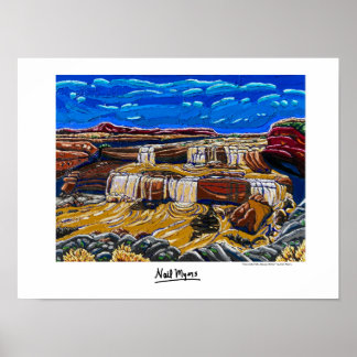 Póster "Chocolate Falls, Navajo Nation"