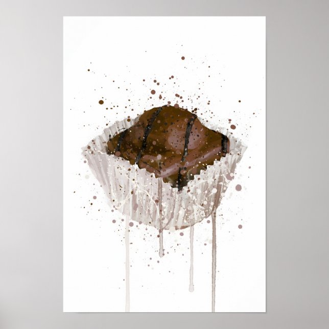 Póster Chocolate Francés Fancie (Frente)