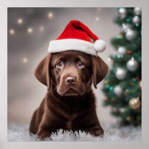 Póster Chocolate Labrador