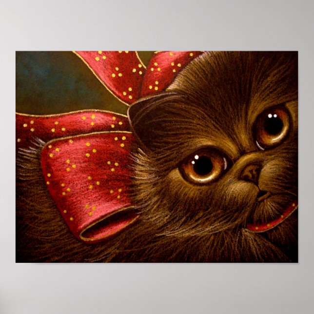 PÓSTER CHOCOLATE PERSIAN CAT POSTER (Frente)