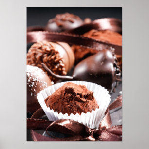 Póster Chocolate truffles