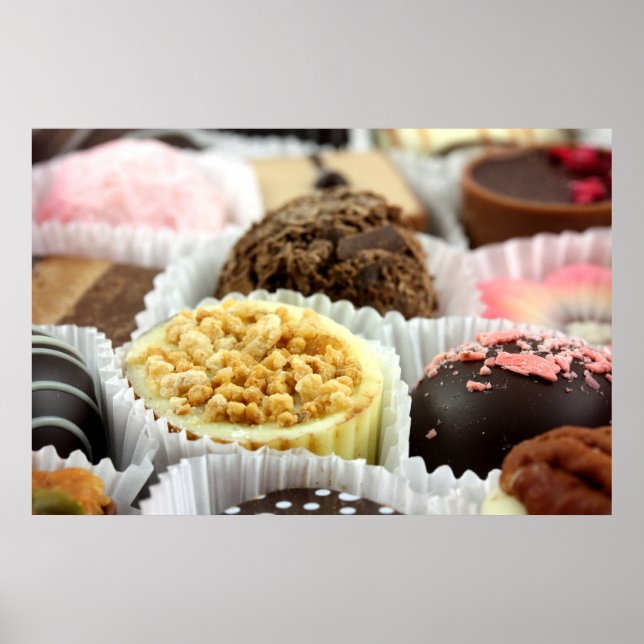 Póster Chocolates de lujo (Frente)