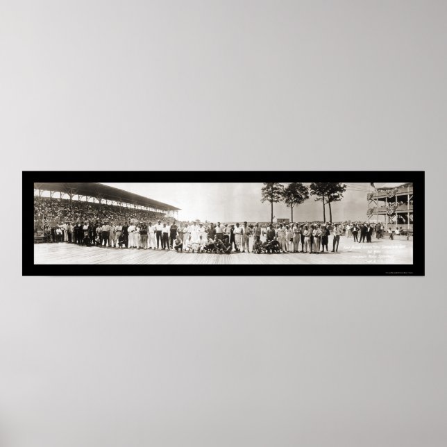 Póster Chofer de carreras Cincinnati Foto 1916 (Frente)