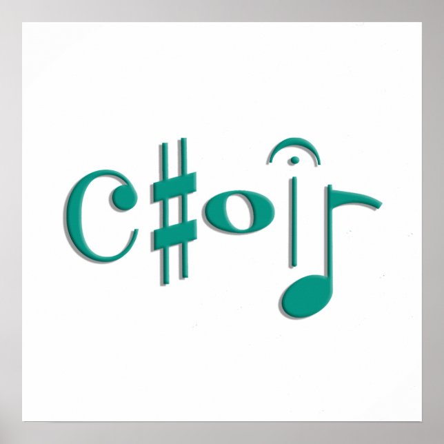 Póster choir (Frente)