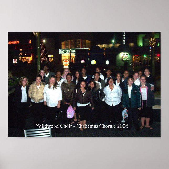 Póster Choir de Wildwood (Frente)