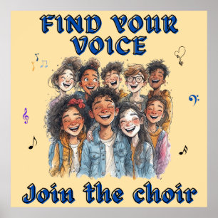 Póster Choir Poster