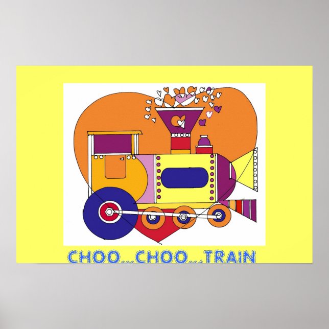 PÓSTER CHOO...CHOO...TREN (Frente)