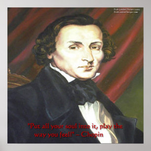 Póster Chopin Cómo Jugar Al Poster De Citas
