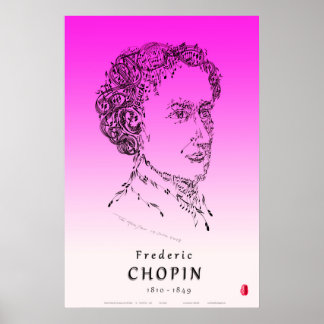 Póster Chopin : Face the Music
