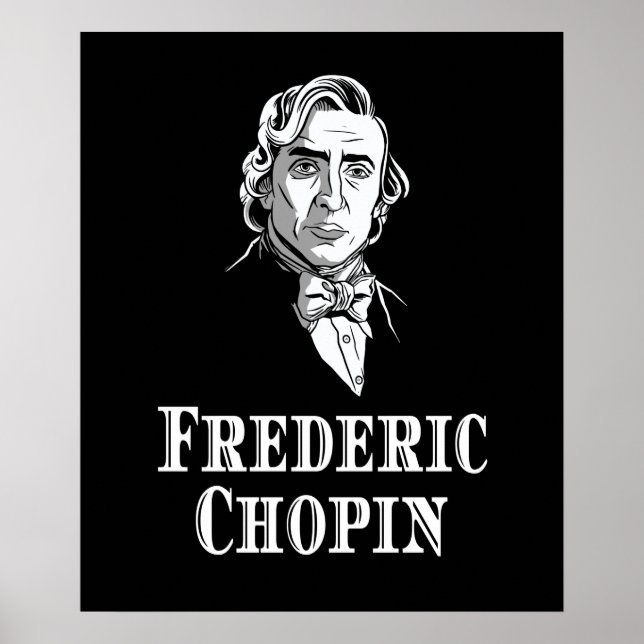 Póster Chopin Portrait Classical (Frente)