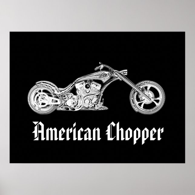 Póster Chopper americano (Frente)
