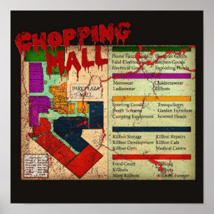 Póster Chopping Mall V2 Horror Movie Tshirt