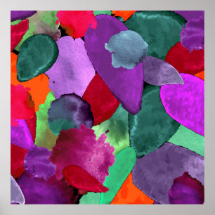 Póster Choque de color