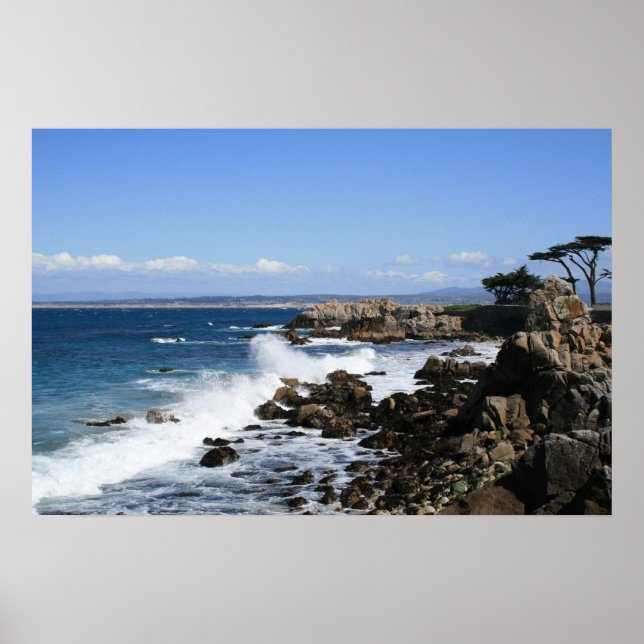 Póster Choque de olas, Monterey Bay Photo (2 de 2) (Frente)
