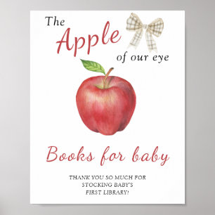 Póster Chorro de bebé de manzana - libros para cartel de