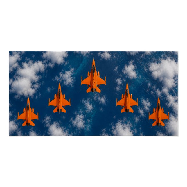 Póster Chorros Naranjas (Anverso)